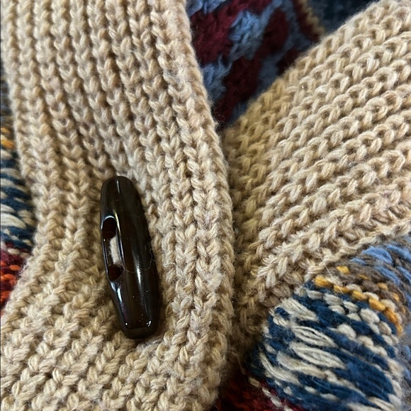 EUC Urban Decay Blue and Cream Knit Sweater - Picture 9 of 13